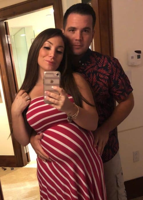 Deena Nicole Cortese og Christopher Buckner i en selfie i september 2018