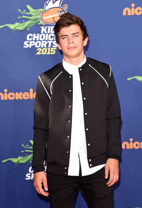 Hayes Grier na podelitvi Nickelodeon Kids 'Choice Sports Awards 2015