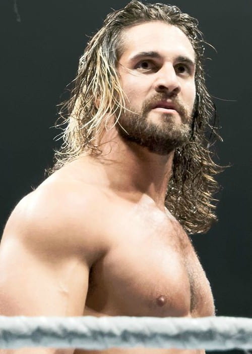 Seth Rollins WWE -live -tapahtuman aikana huhtikuussa 2015
