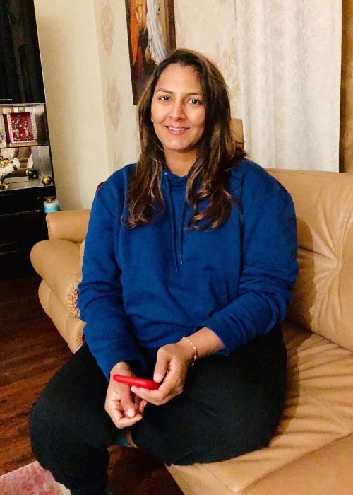 Η Geeta Phogat όπως φαίνεται σε μια ανάρτηση στο Instagram τον Δεκέμβριο του 2019