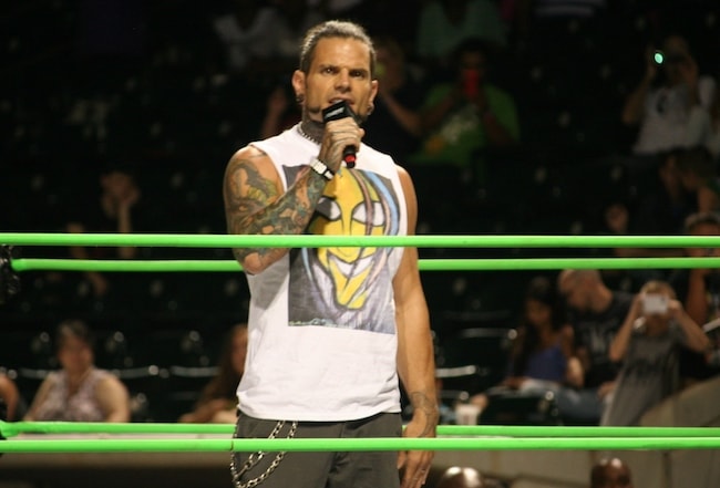 Jeff Hardy GFW Winston Salemin aikana Pohjois -Carolinassa vuonna 2015