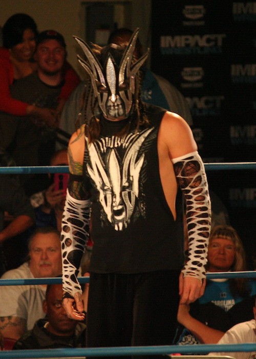 Jeff Hardy i sin Willow-persona på TNA IMPACT-husshowet i 2014