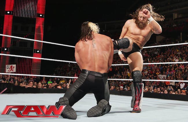 Daniel Bryan vs Seth Rollins raakaottelussa 2. helmikuuta 2015